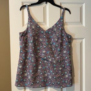 CAbi Lavender floral tank